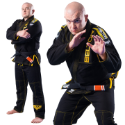 Kimono BJJ GI Vanquisher Black/Yellow A1 BELTOR